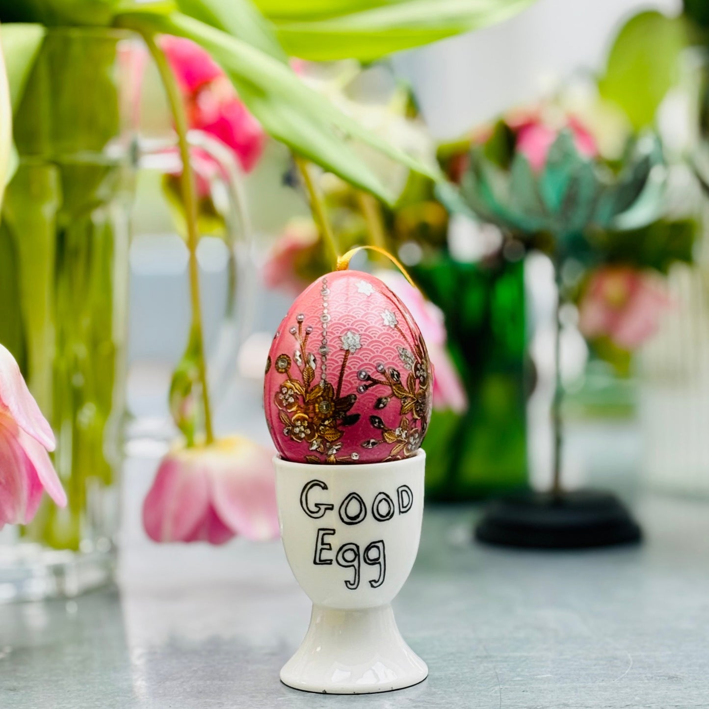 Faberge Inspired Tin Egg
