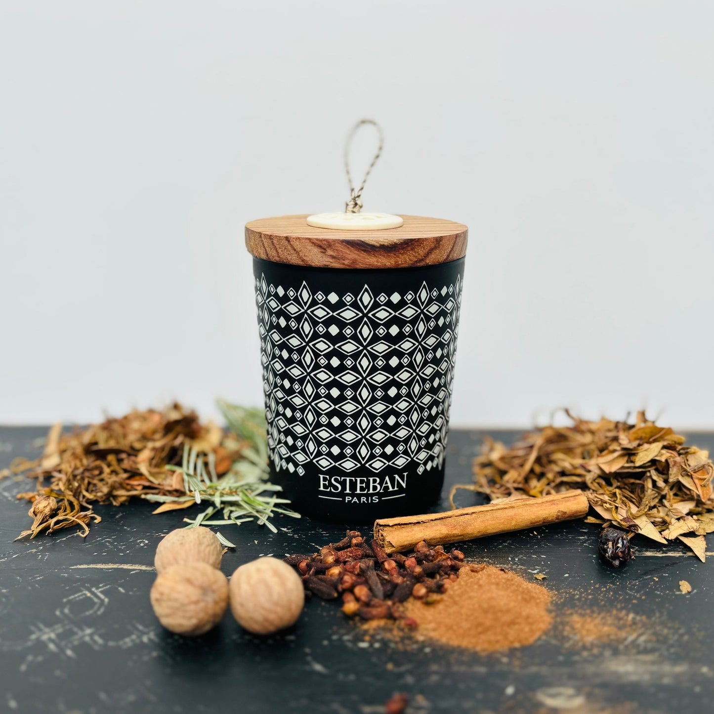 Esteban Paris Teck and Tonka Refillable Candle