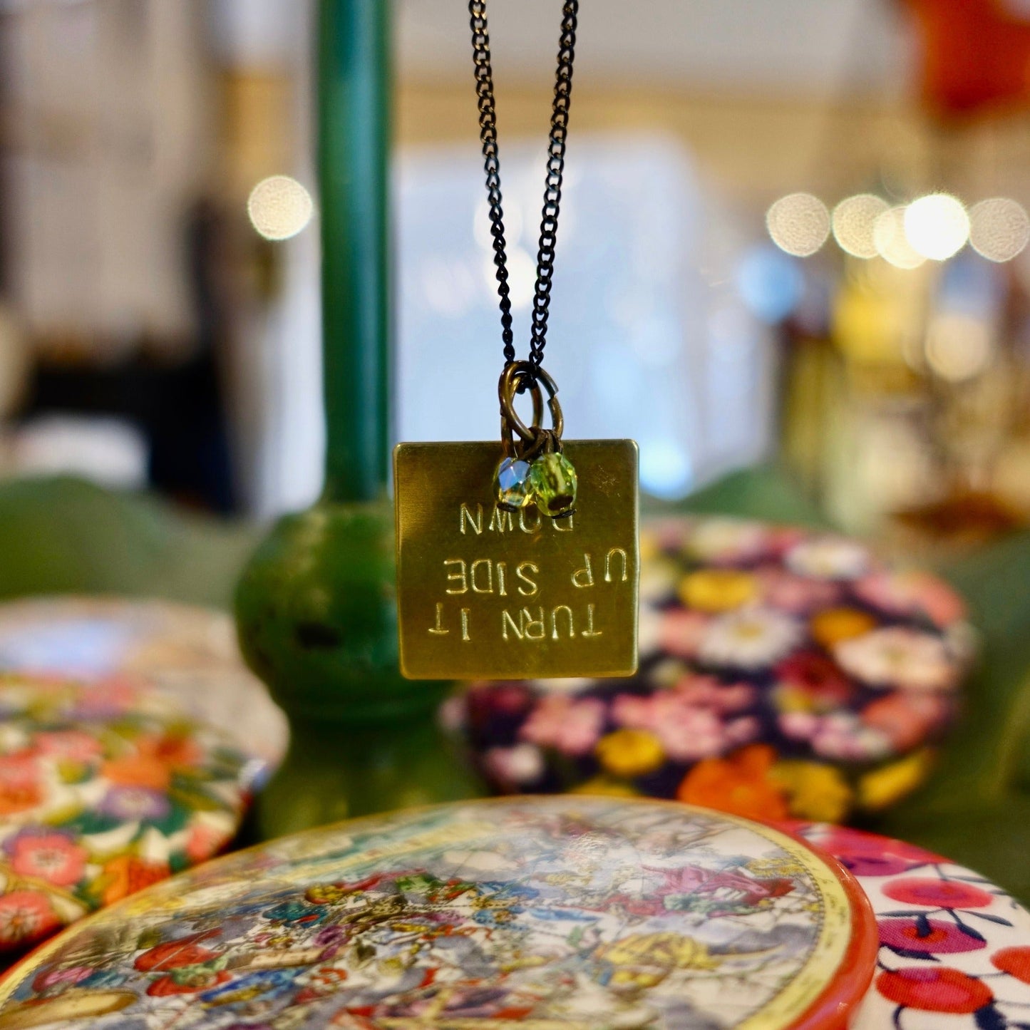 Motto Necklace: Turn it Upside Down