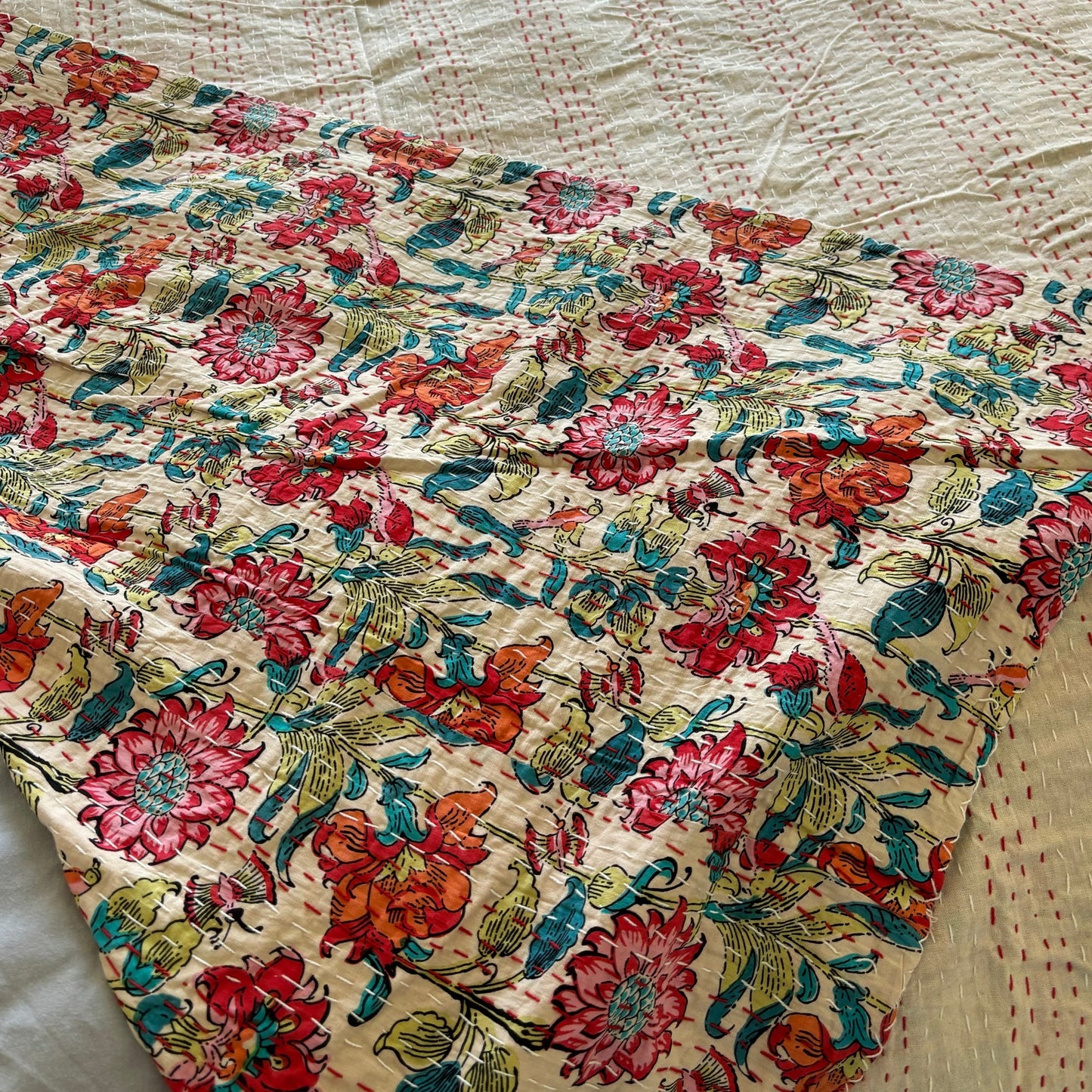 Kantha Throw