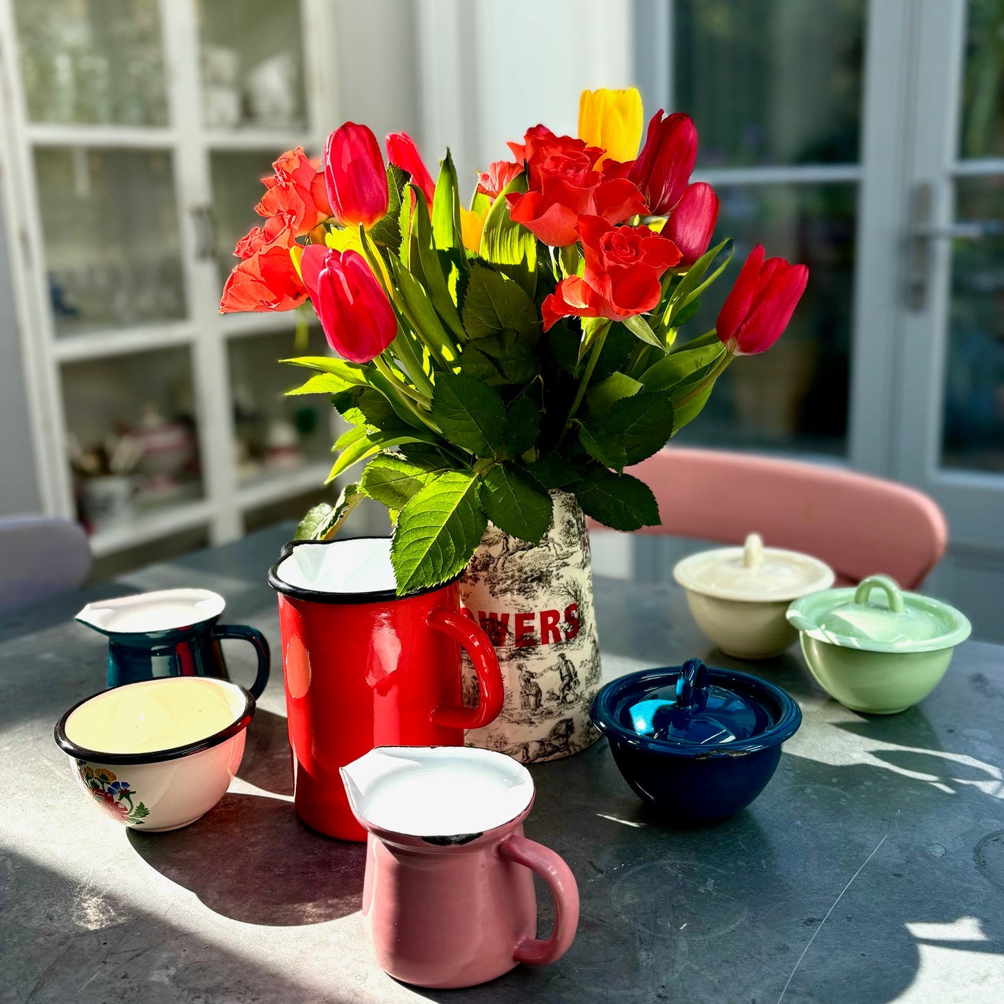 Enamel Measuring Jug