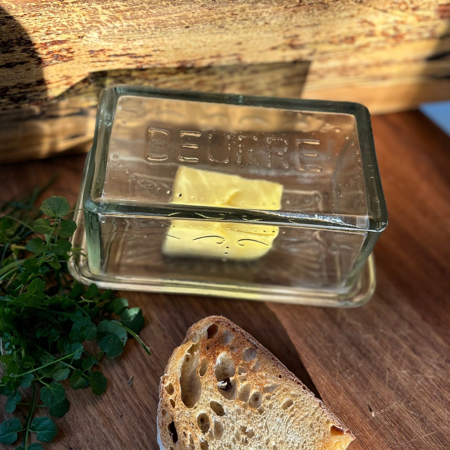 ‘Buerre’ Glass Butter Box