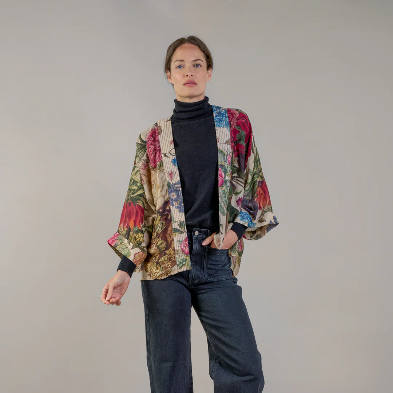 Primula Stone Kimono