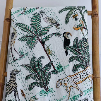 Kantha Throw Safari