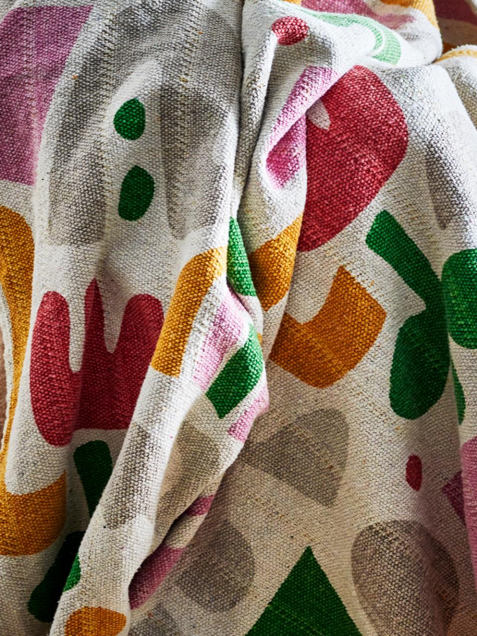 Recycled Cotton Throw Multi