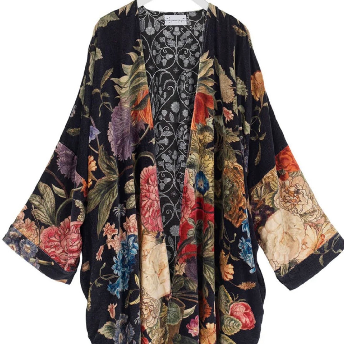 Primula Black Velvet Grande Kimono