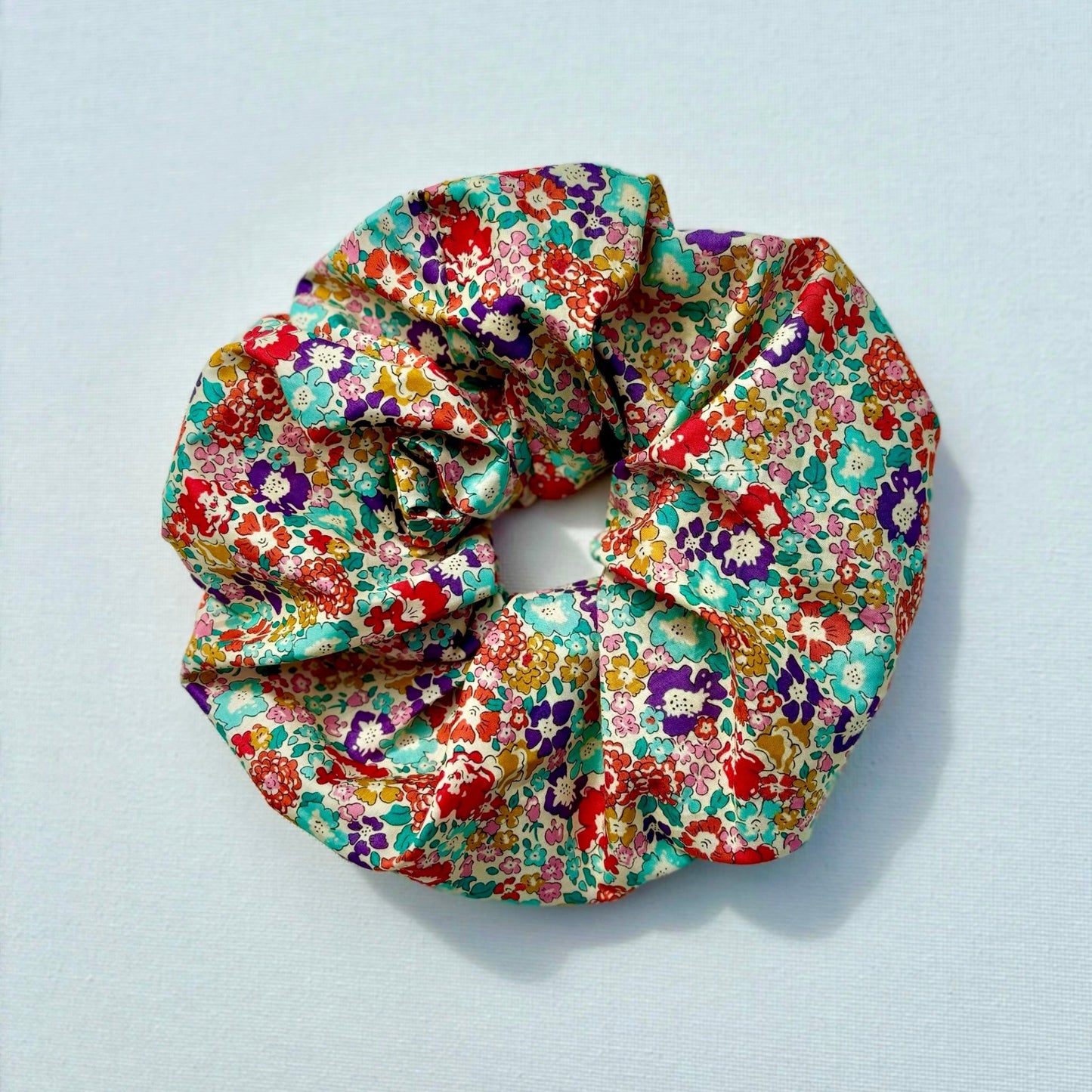 Scrunchies in Liberty Fabric