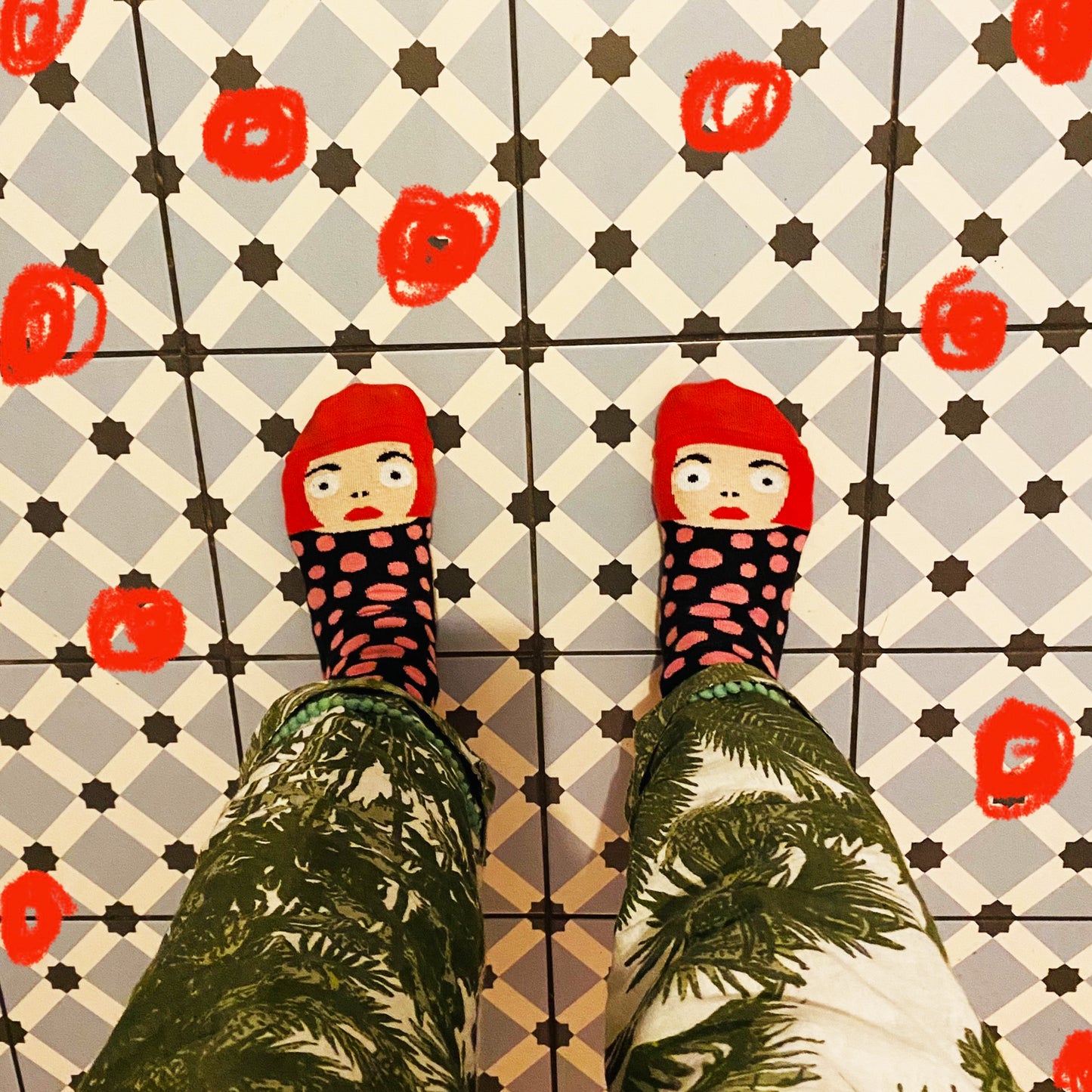 Queen of Dots Socks