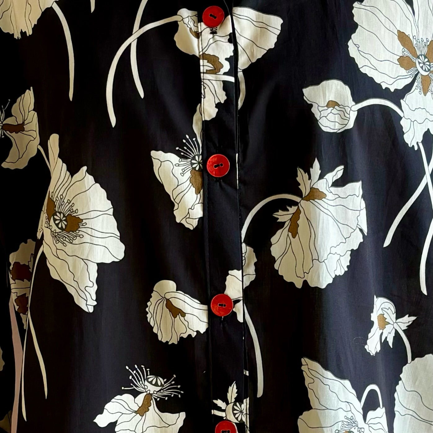 Gingko Leaf Shirt in Liberty Fabric