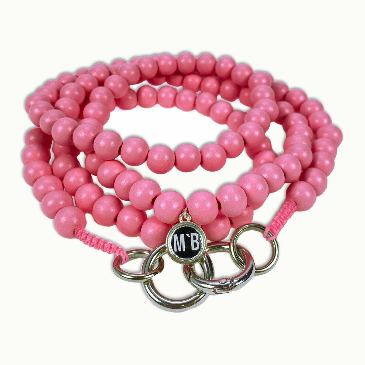 Wooden Bead Phone Chain