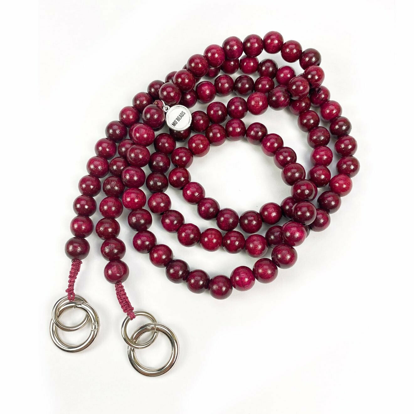Wooden Bead Phone Chain