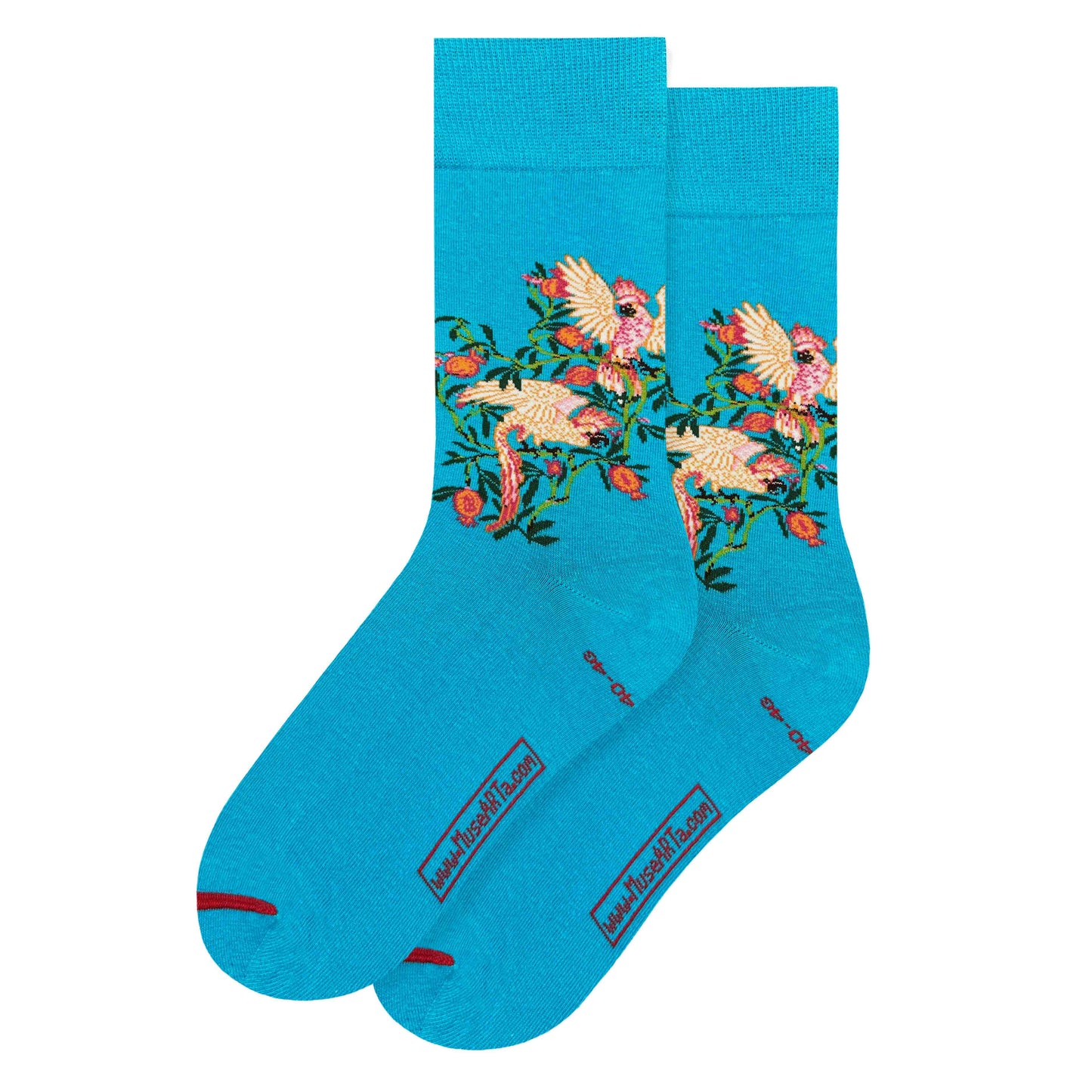 Cockatoo & Pomegranate Socks
