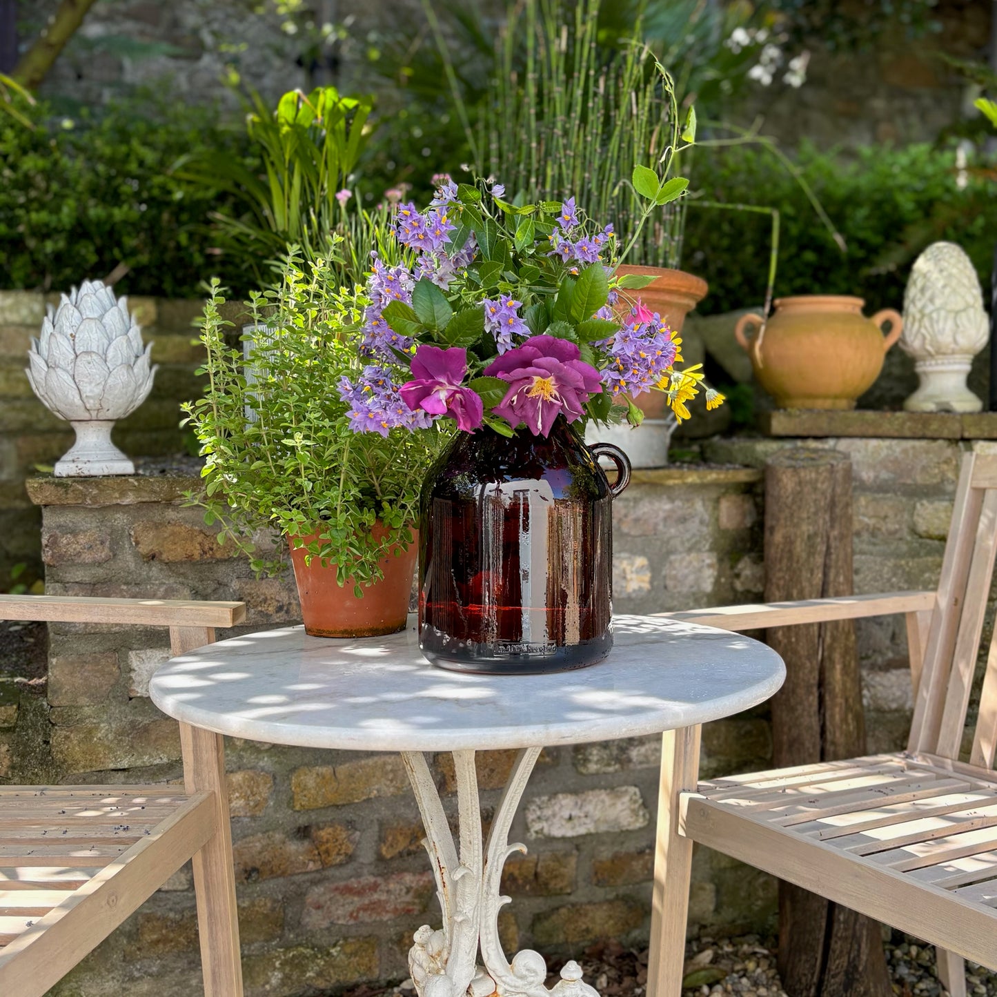 Wine Flask Vase