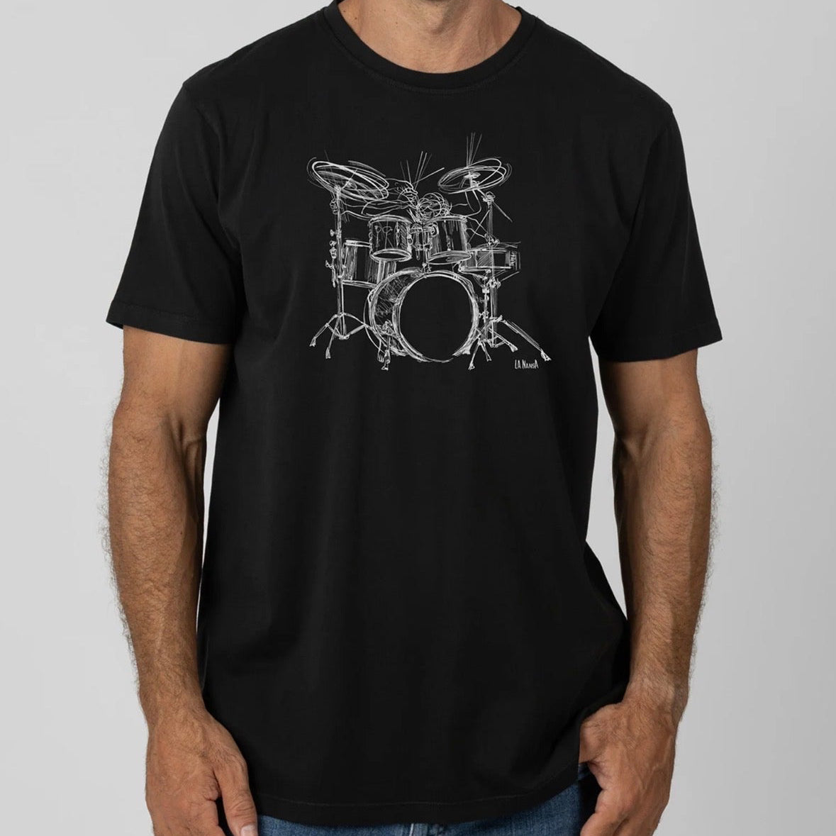 Organic Cotton T Shirt ‘Drums’
