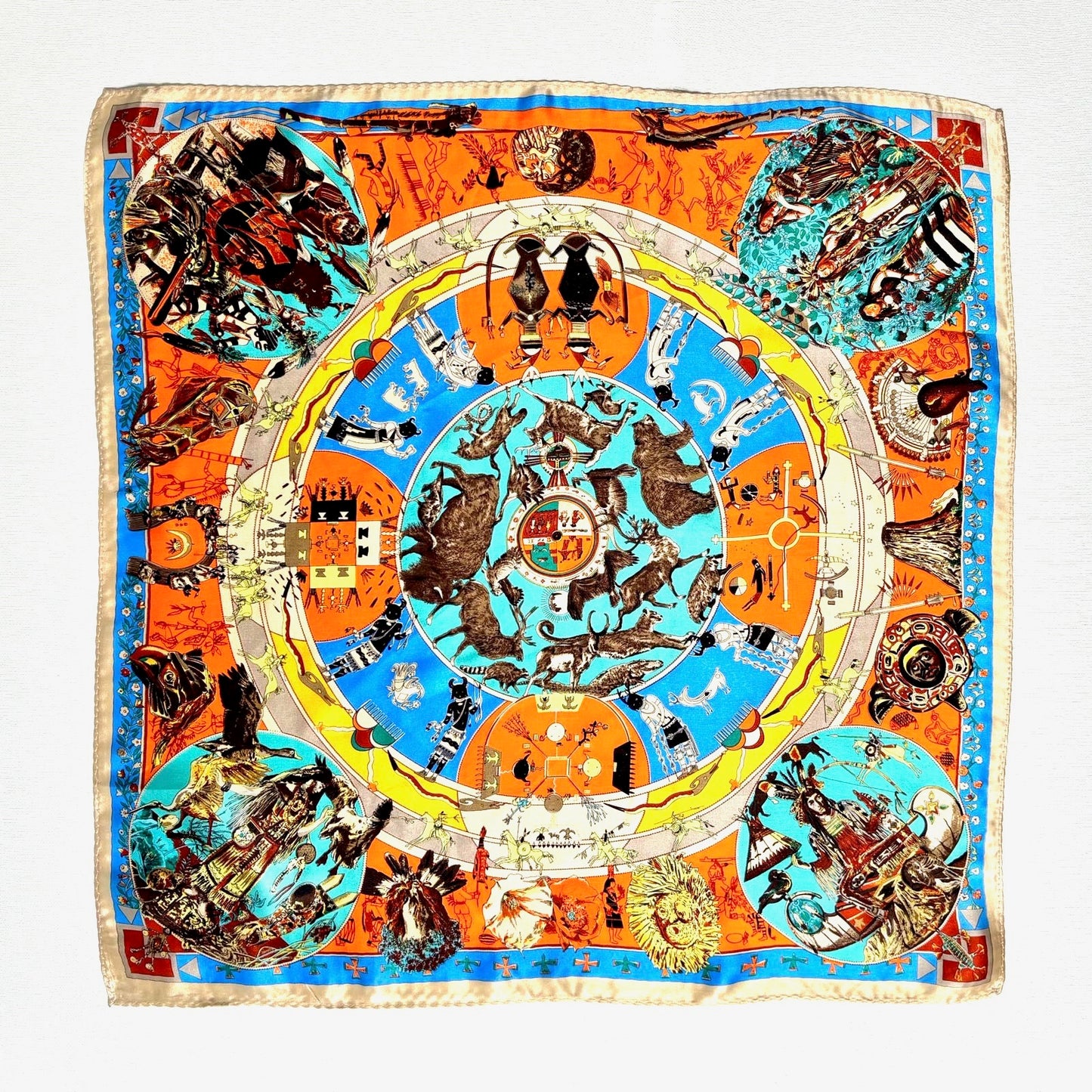 100% Silk Decorative Scarf
