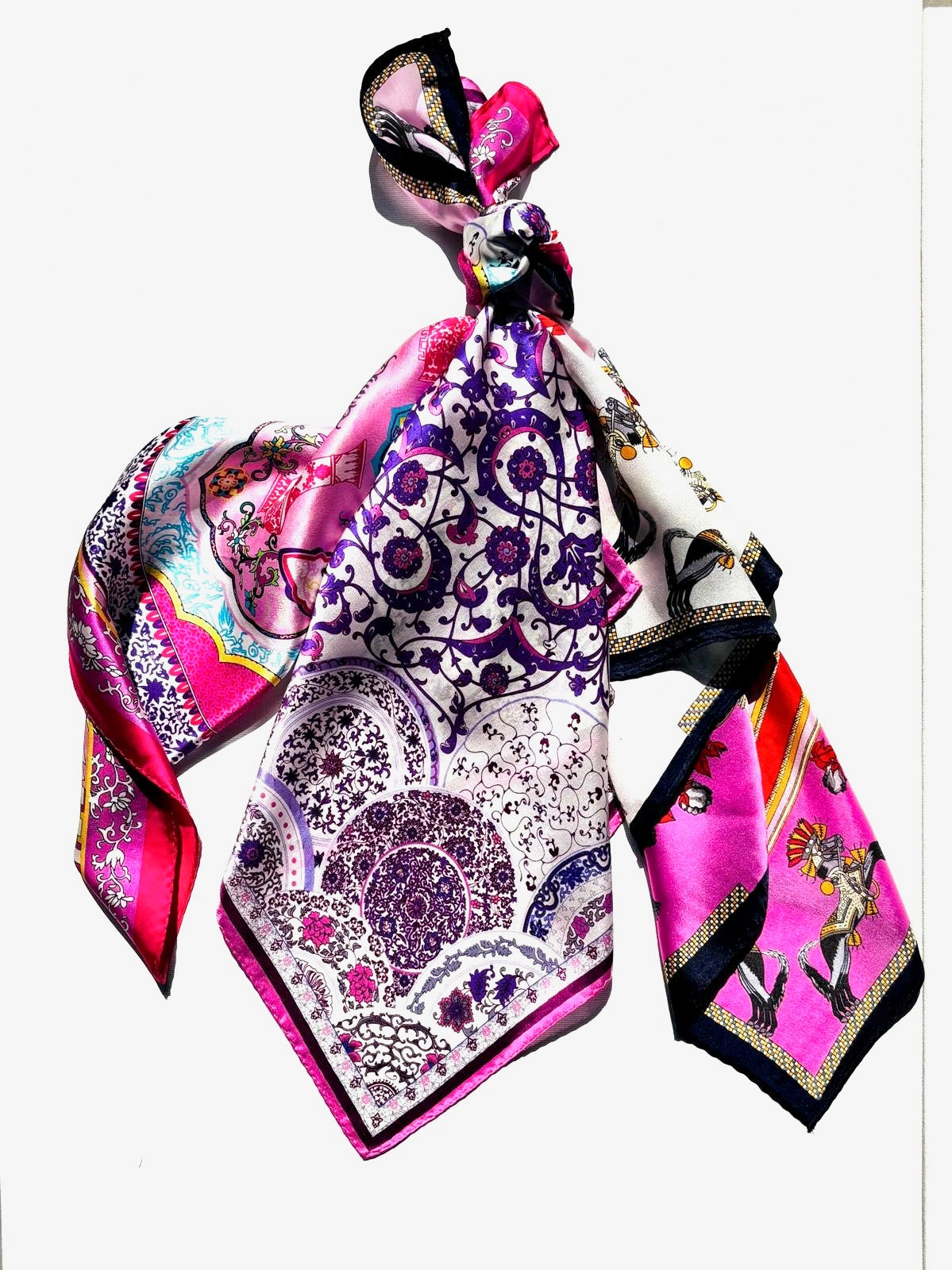 100% Silk Decorative Scarf