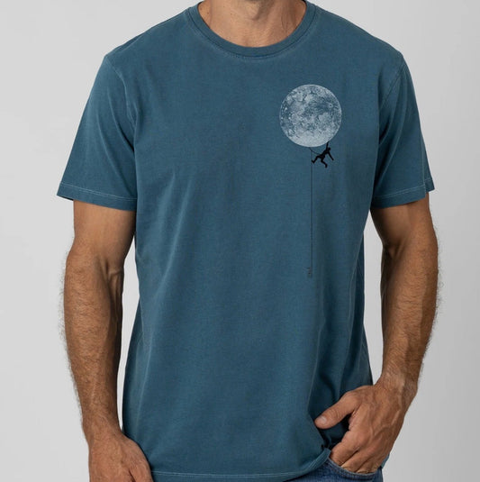 Organic Cotton T Shirt, ‘Moon’