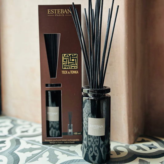 By Esteban Paris: Reed Diffuser 100ml - Teck & Tonka