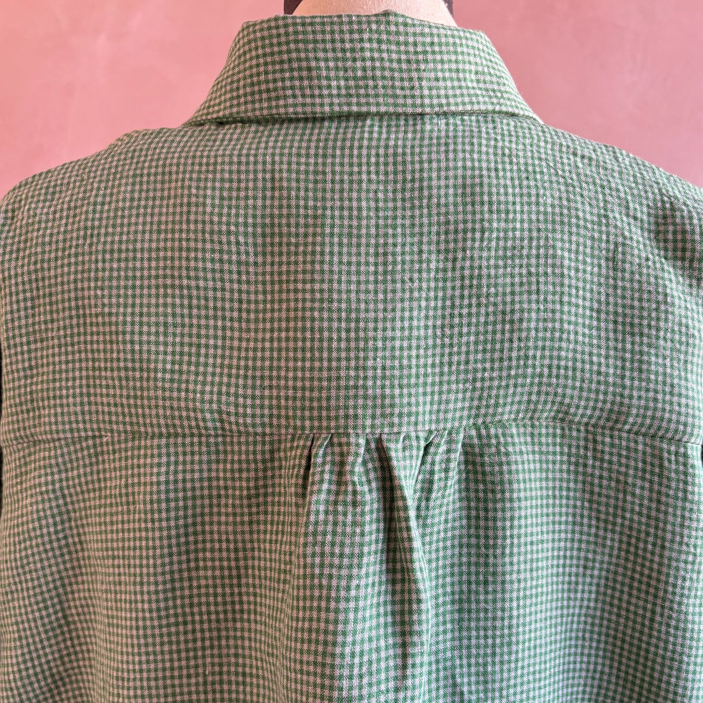 Women’s Irish Linen Shacket in Barndance Green - LIMITED RUN