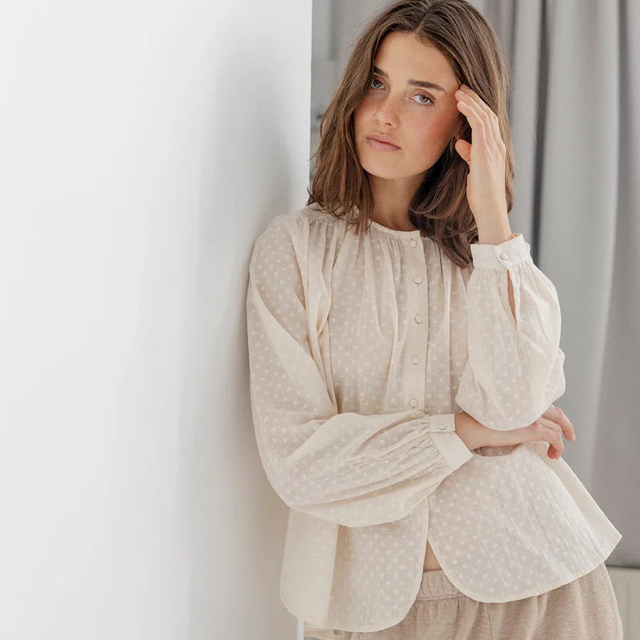 Caden Shirt Pale Blush
