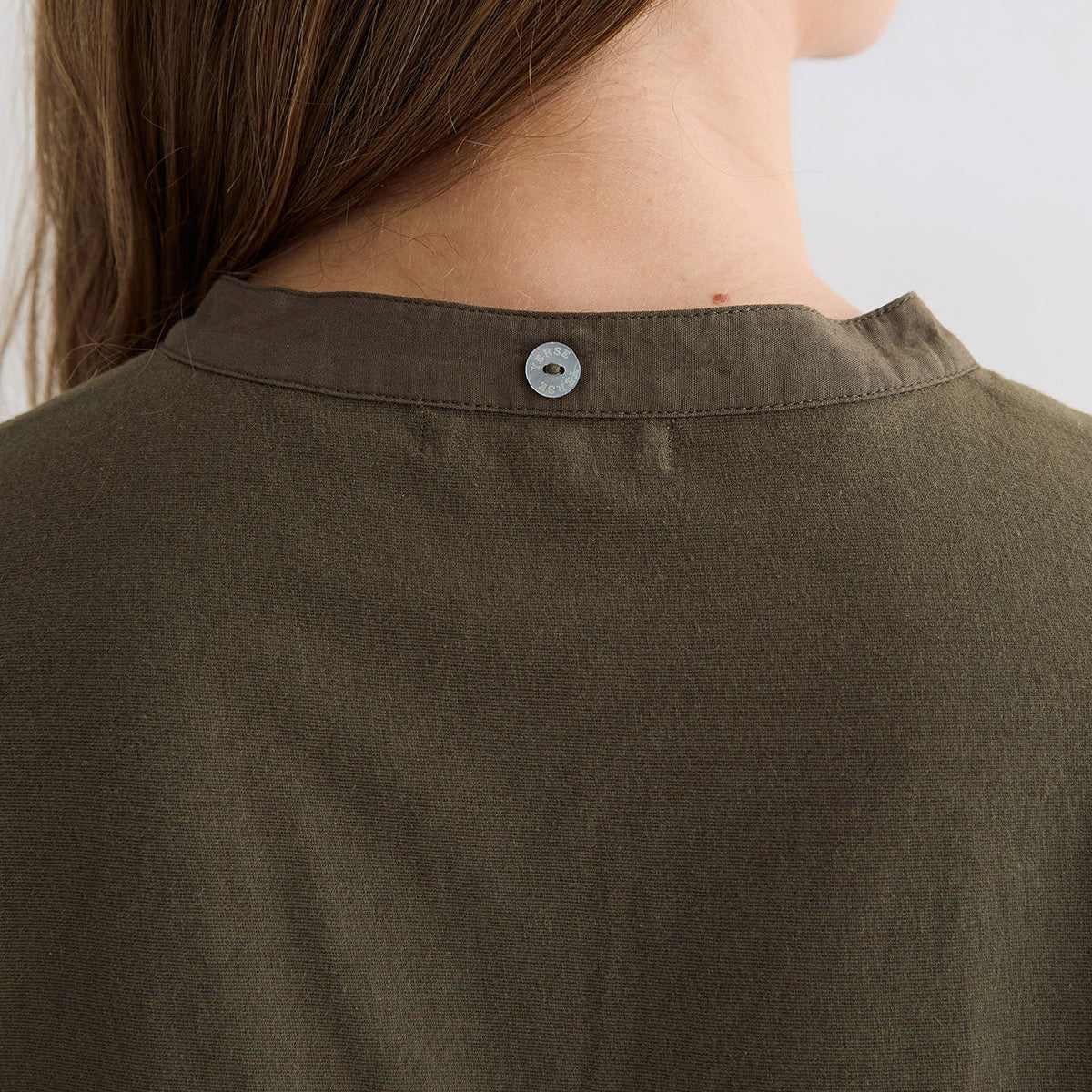 Women’s Cotton Shirt with Removable Scarf
