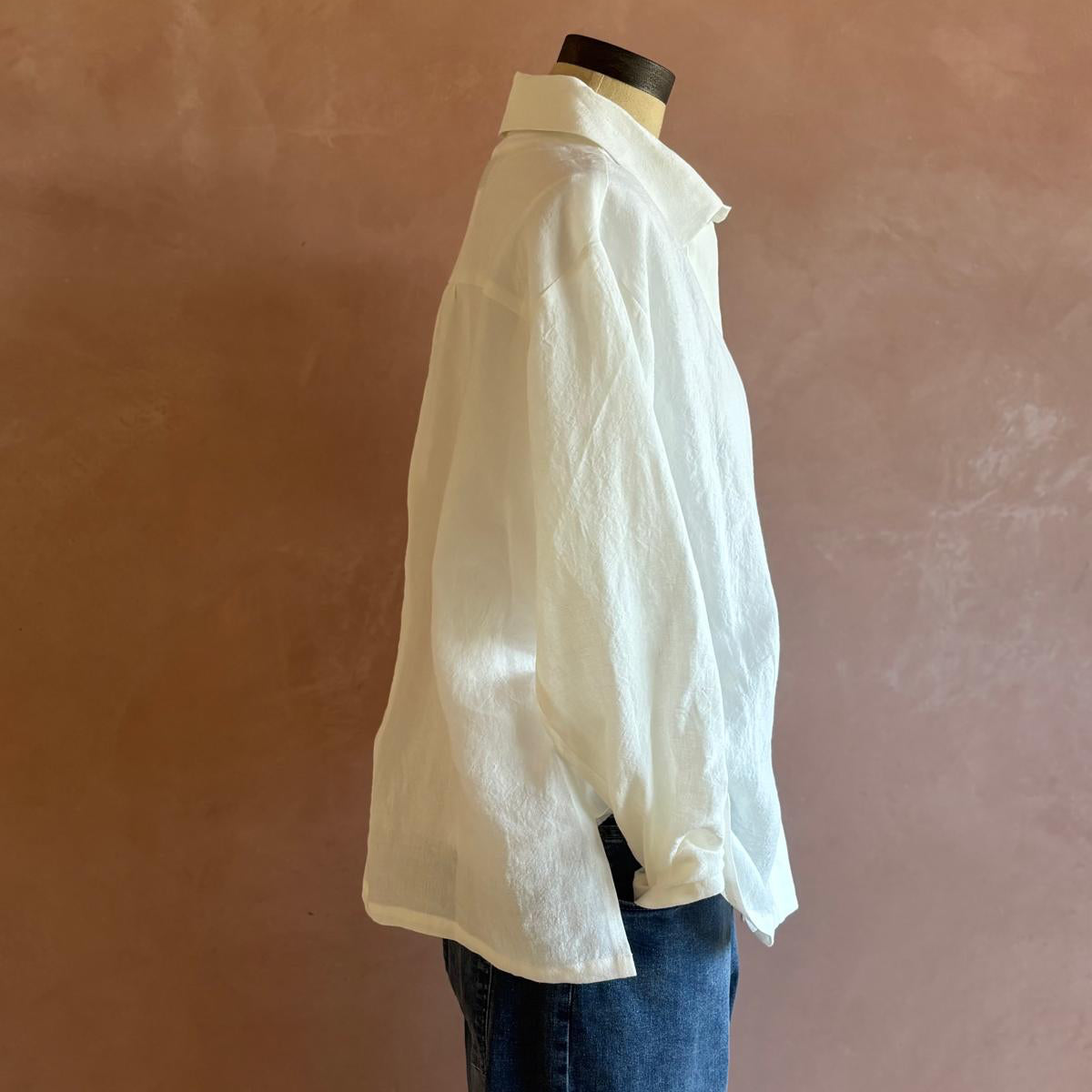 Women’s Irish Linen Shirt Off White