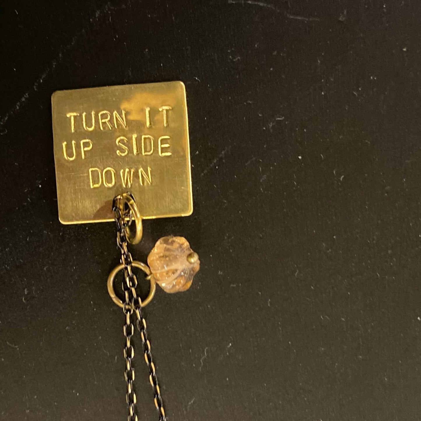 Motto Necklace: Turn it Upside Down