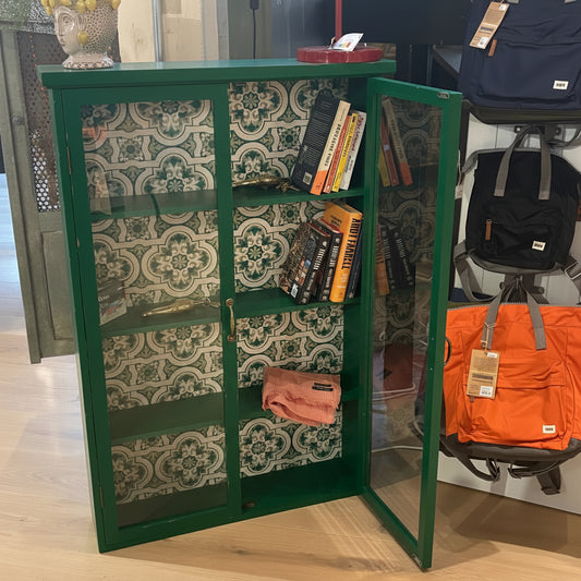 Green Glass Cabinet