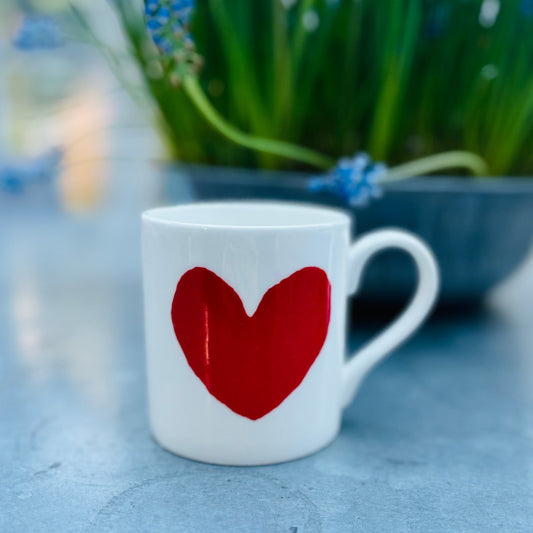 Big Red Heart Mug