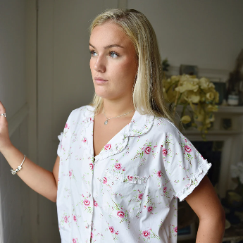 Rose Print Short Pyjama Set