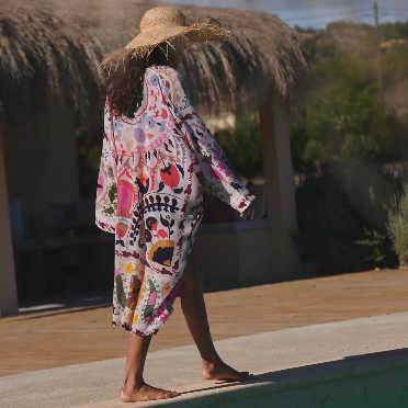 Susani Pink Grande Kimono