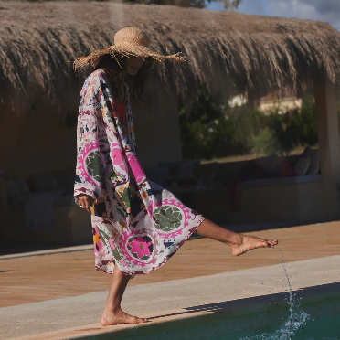 Susani Pink Grande Kimono