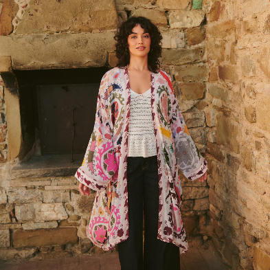 Susani Pink Grande Kimono