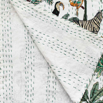 Kantha Throw Safari