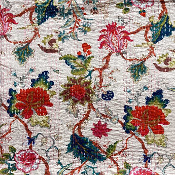 Kantha Throw Exotic Pink