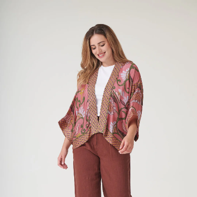 Dusky Pink Kimono