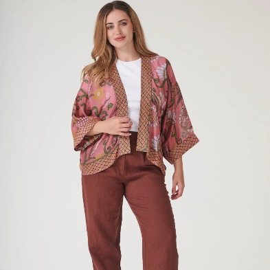 Dusky Pink Kimono