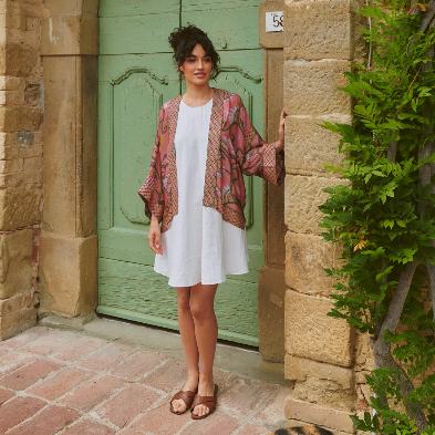 Dusky Pink Kimono