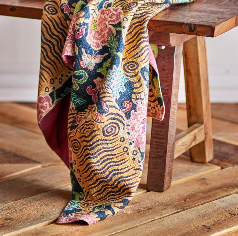 Tiger Throw in Cotton