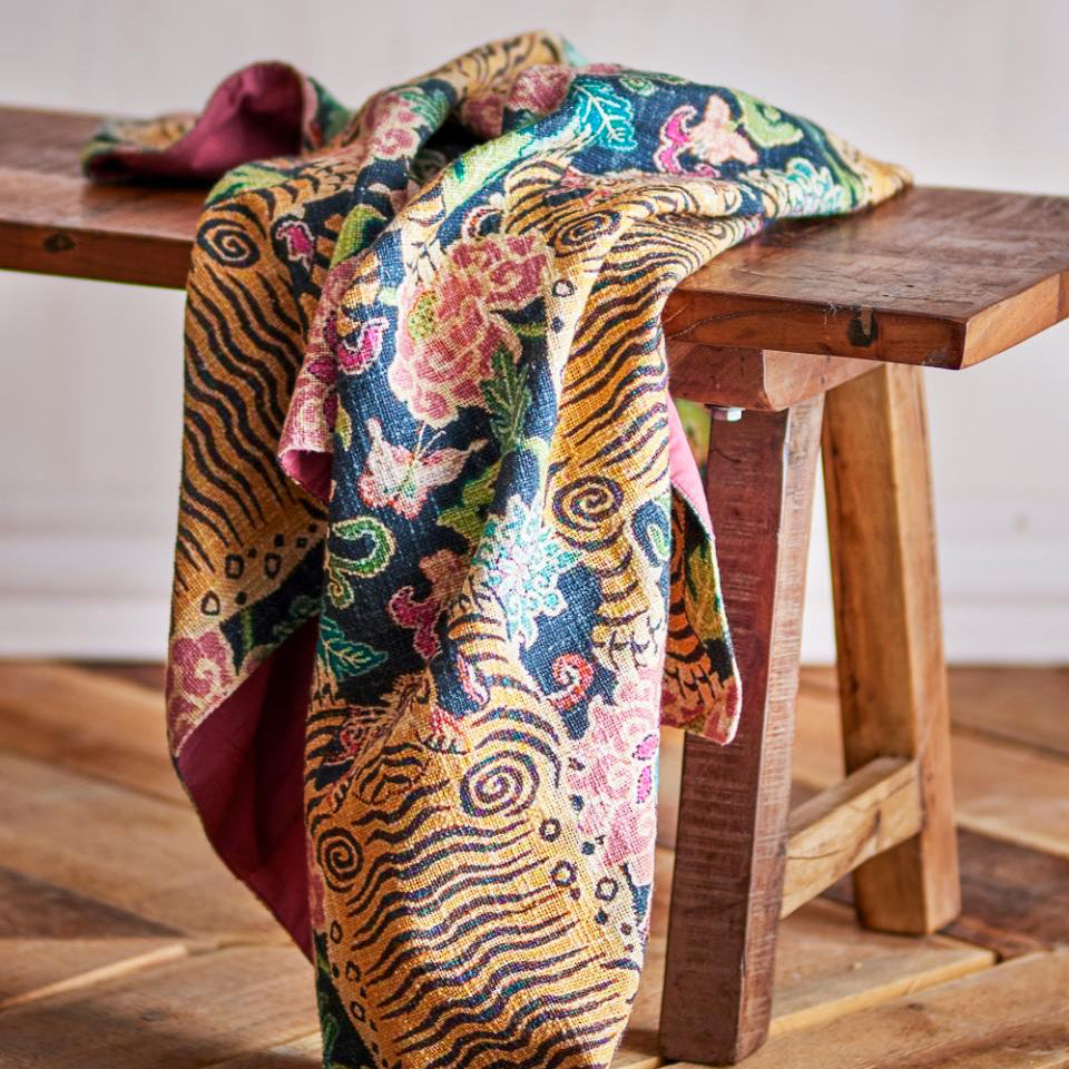 Tiger Throw in Cotton