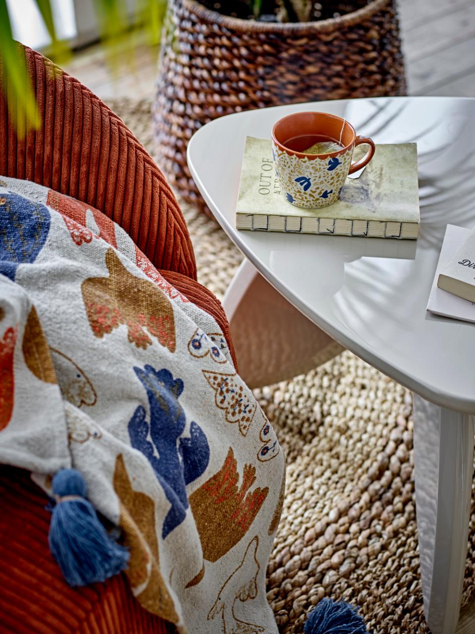 Recycled Cotton Tasseled Throw