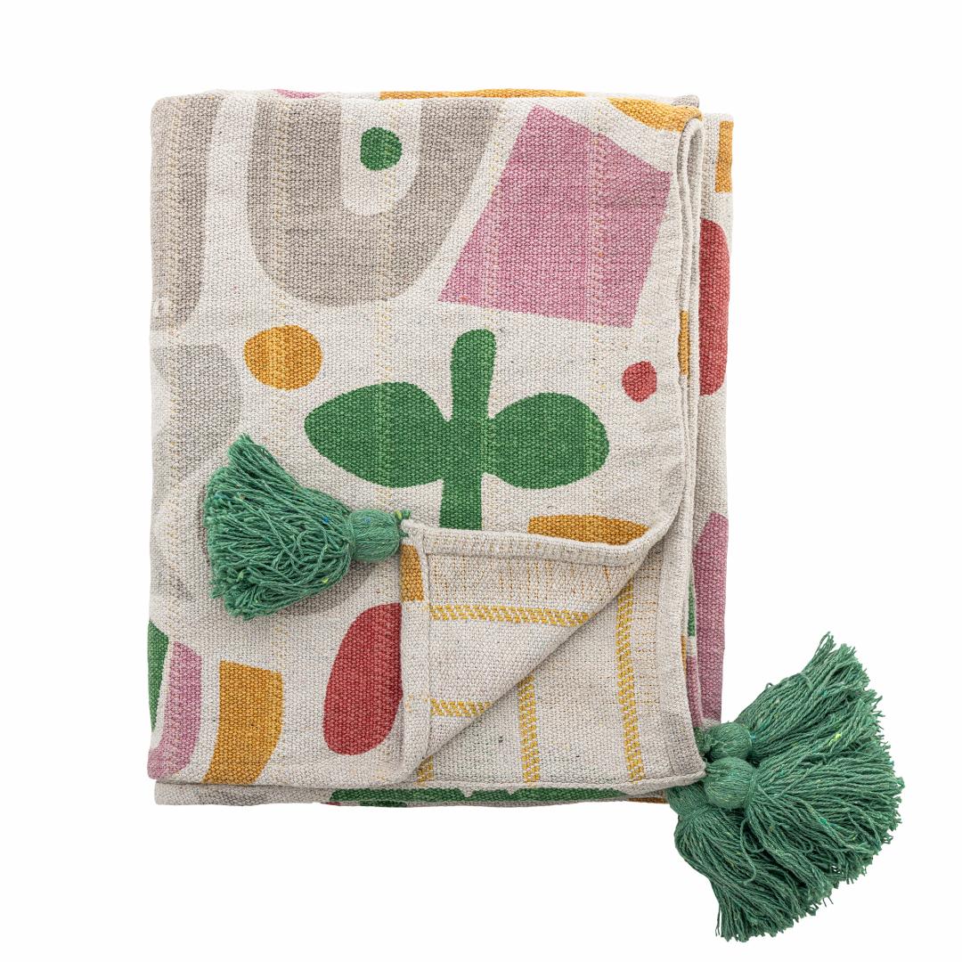 Recycled Cotton Throw Multi