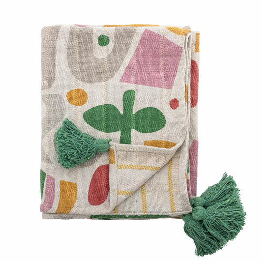 Recycled Cotton Throw Multi