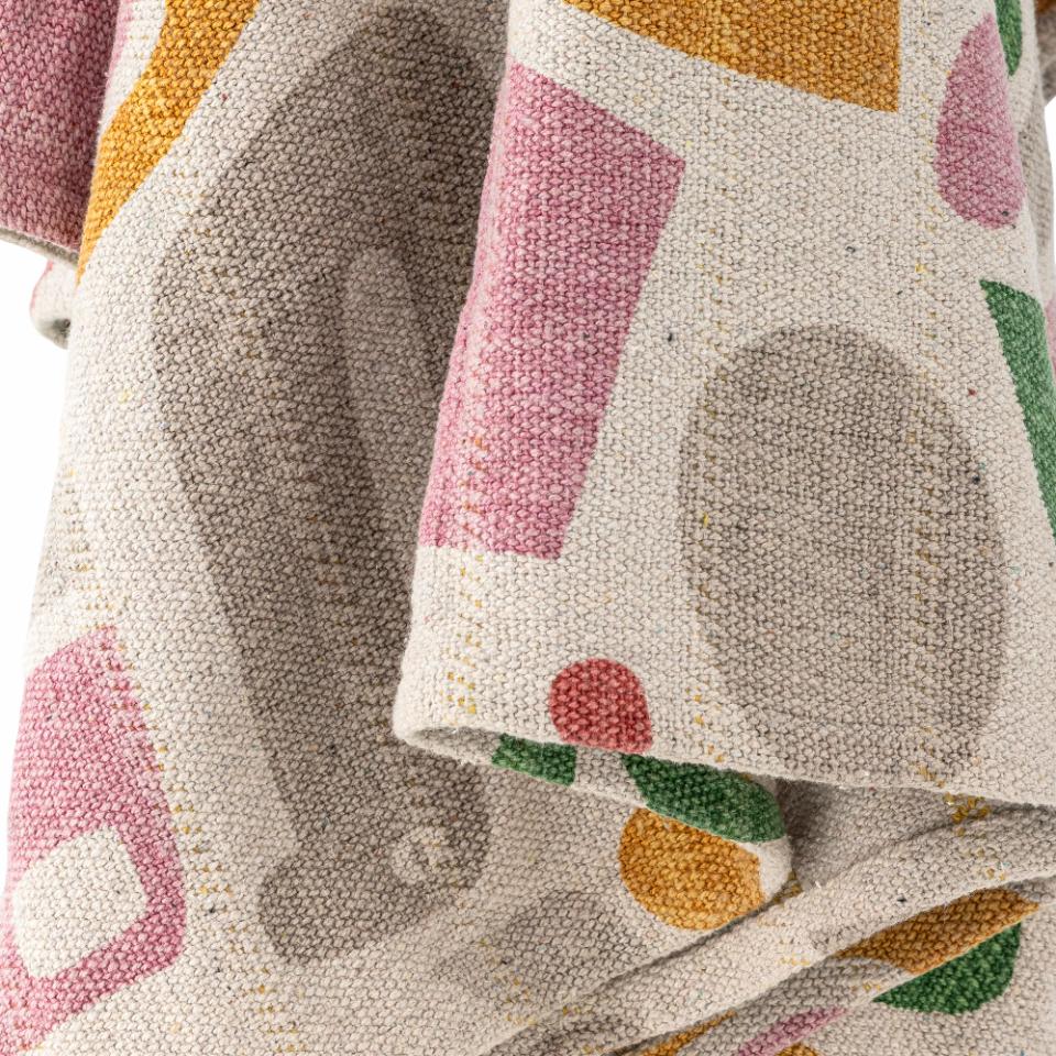 Recycled Cotton Throw Multi
