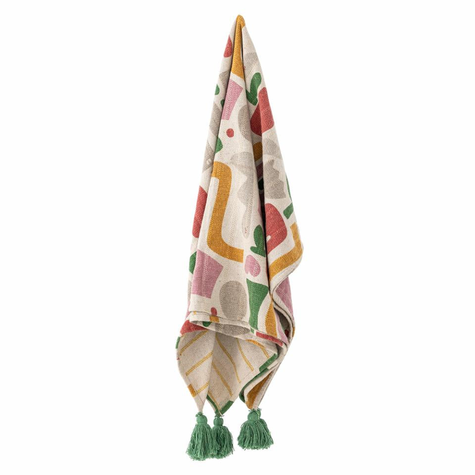 Recycled Cotton Throw Multi