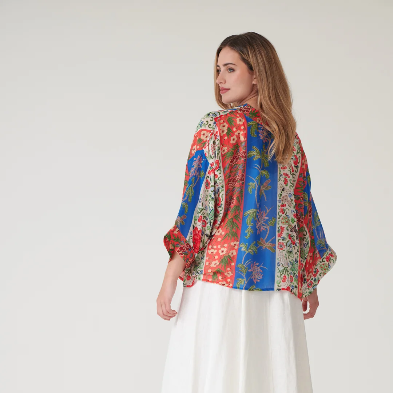 Cobalt Ribbon Kimono