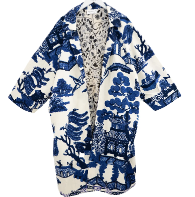 Willow Blue Artisan Coat