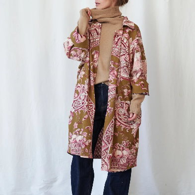 Angels Olive Artisan Coat