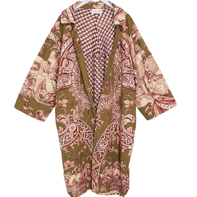 Angels Olive Artisan Coat
