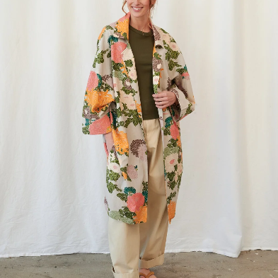 Jacquard Putty Artisan Coat